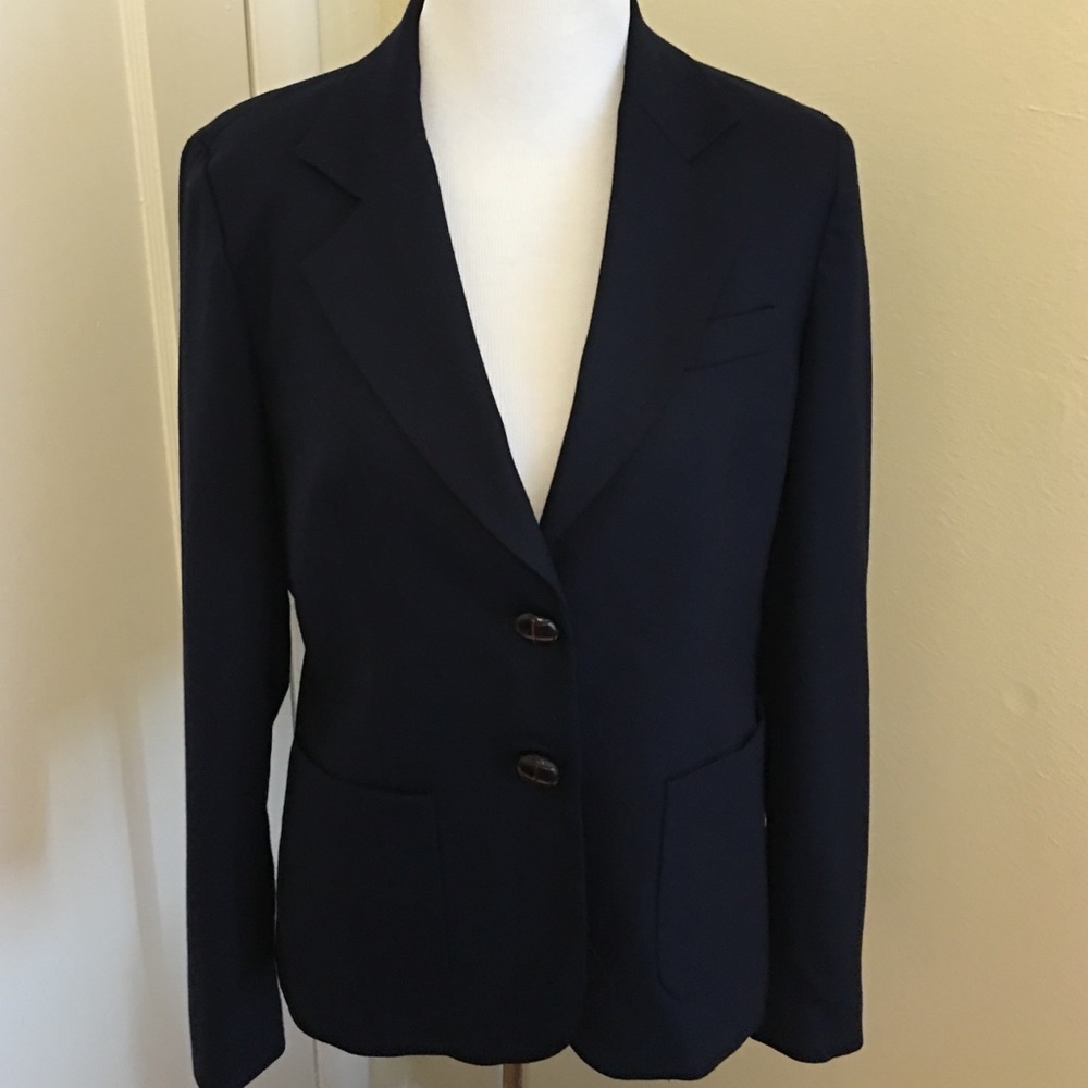 J. Crew Navy Wool Blazer